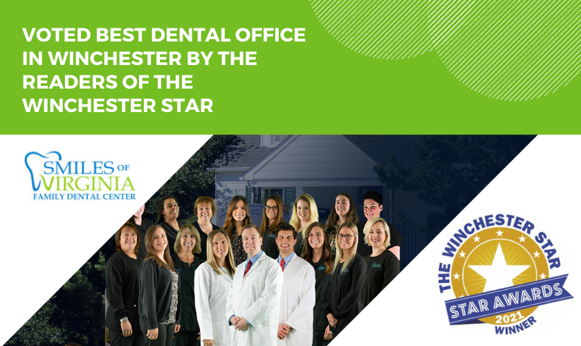 Winchester Star Awards Winner 2021 - Winchester Smiles of Virginia Family Dental Center