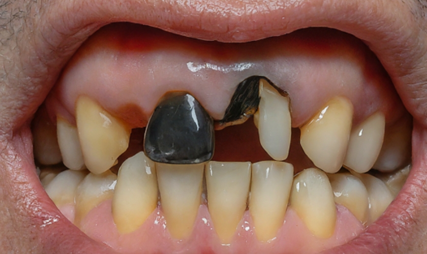 Causes Black Teeth In Adults